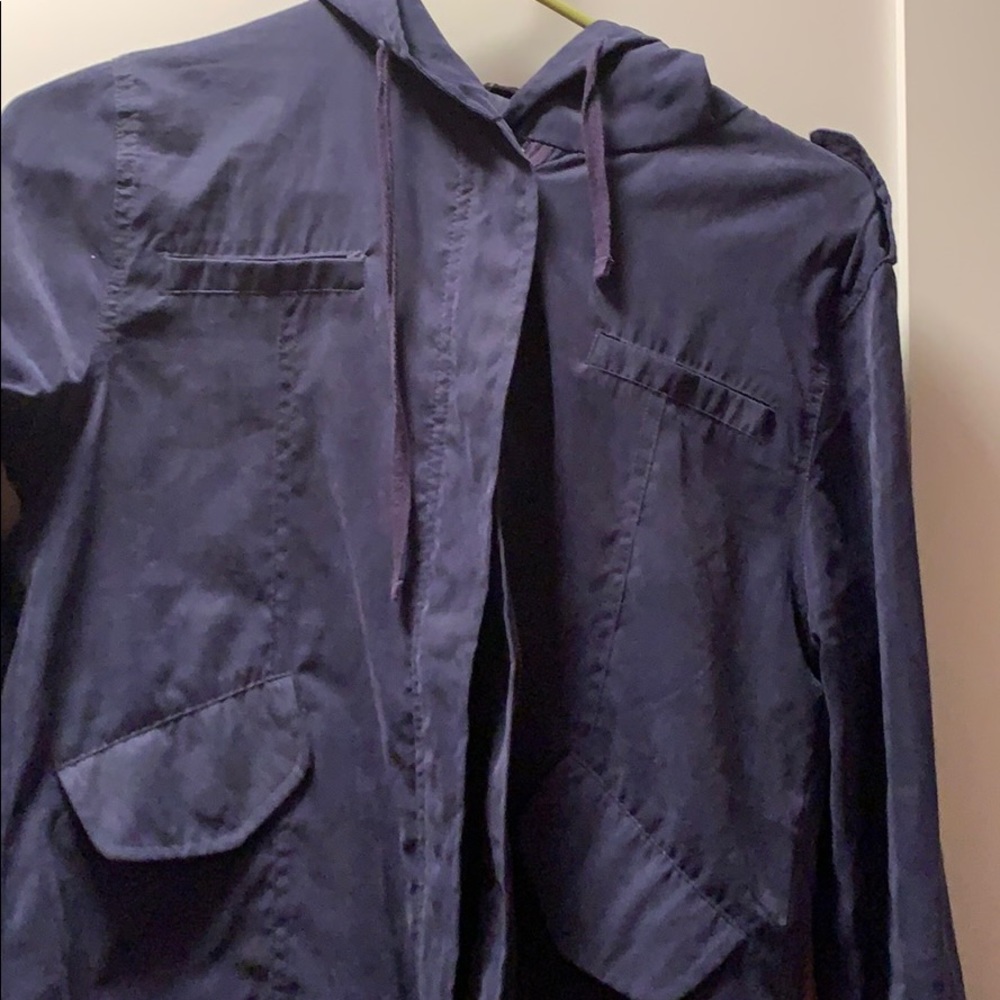 Lydelle Blue Utility Jacket